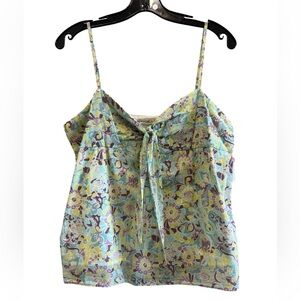 American Eagle Outfitters 100% Cotton Multicolor Floral Camisole